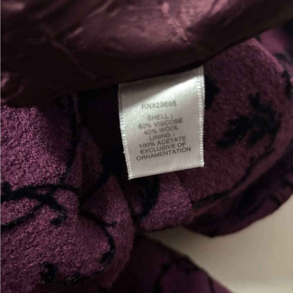 Pendleton Women’s Blazer Wool Blend Button Maroon… - image 7